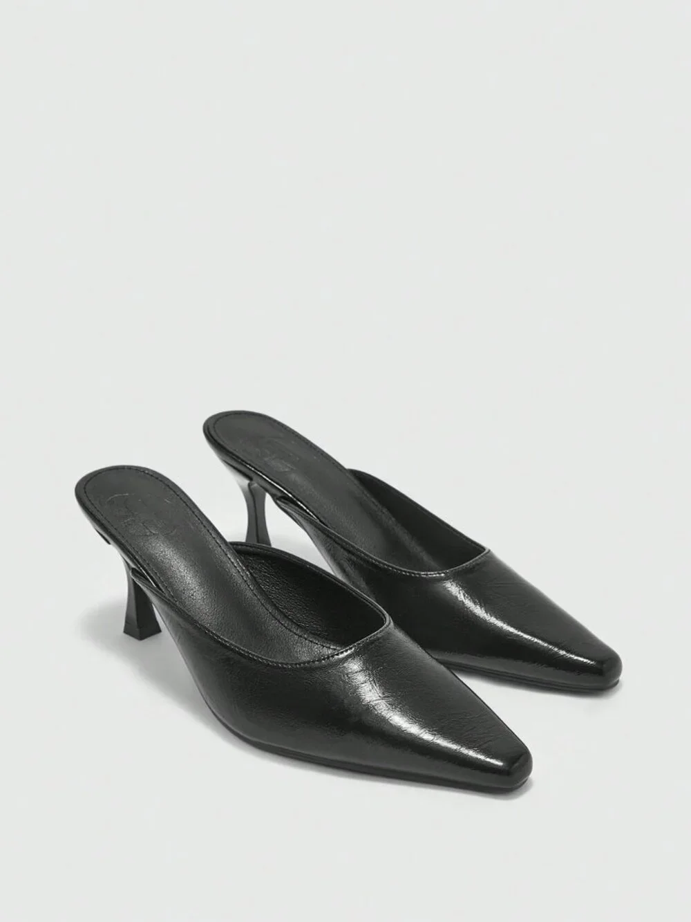 Black Casual Women's Plain Stiletto Heel Court Pumps